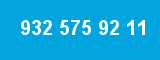 932 575 92 11 932 575 92 11